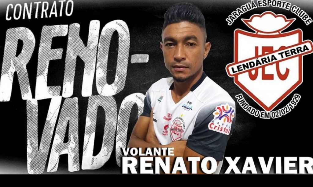 Imagem Ilustrando a Notícia: Jaraguá anuncia a renovação de Renato Xavier
