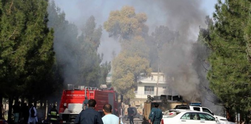 Imagem Ilustrando a Notícia: Ataque talibã contra base militar deixa pelo menos 43 mortos no Afeganistão