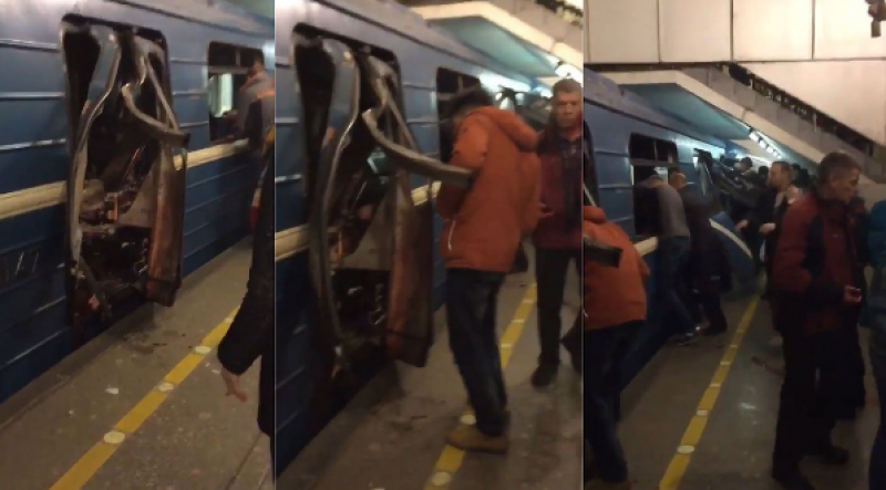 Imagem Ilustrando a Notícia: Explosão no metrô de São Petersburgo deixa 9 mortos e dezenas de feridos