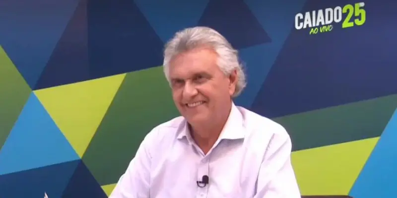 O candidato ao governo, Ronal Caiado, detalhou suas propostas para a segurança pública em programa eleitoral