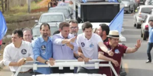 Candidato ao Senado pelo PP também participou de eventos em Caldazinha, Hidrolândia e Aparecida de Goiânia