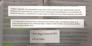 O rapaz se casou com outra mulher dois meses após o rompimento com a ex, utilizando, inclusive, o mesmo contrato de locação do salão da churrascaria onde a festa com a ex-noiva ocorreria