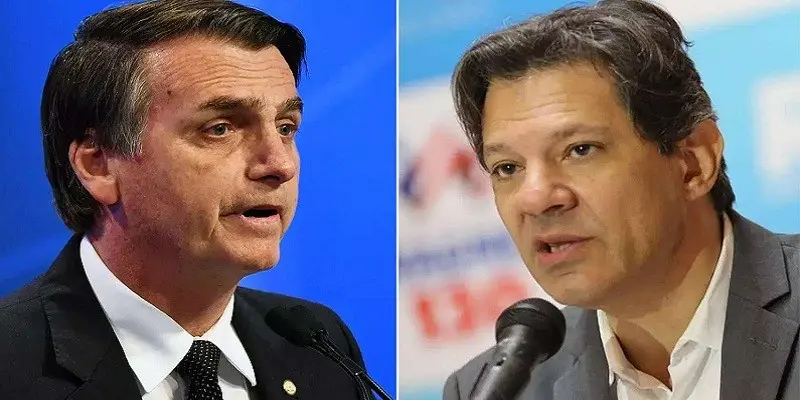 Jair Bolsonaro oscilou positivamente dois pontos, indo de 26% para 28%;  Haddad cresceu 11 pontos percentuais