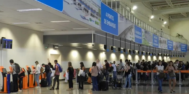 Segundo dados da Infraero em 2017 foram registrados mais de 37 mil passageiros.