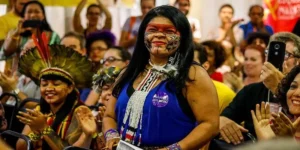 Do PCB participaram os candidatos ao Governo Estadual Marcelo Lira e Bruna Venceslau, e professora Magda Borges, postulante ao Senado