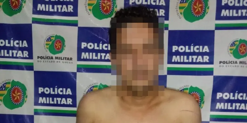 Segundo a polícia o agressor foi preso em flagrante