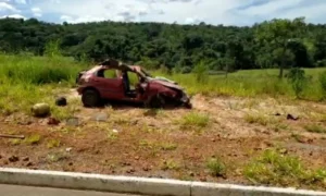 Condutor foi flagrado no teste com quase quatro vezes mais alcool que o permitido por lei para dirigir. | Foto: Reprodução