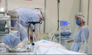 A taxa média de ocupação entre UTIs e enfermarias é de 75,57% | Foto: Reprodução