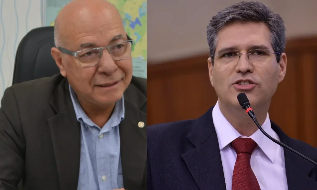 Os parlamentares Francisco Júnior (PSD) e Professor Alcides (PP) estão dentro de uma lista de políticos envolvidos em esquema de desvio de verba. | Foto: Reprodução