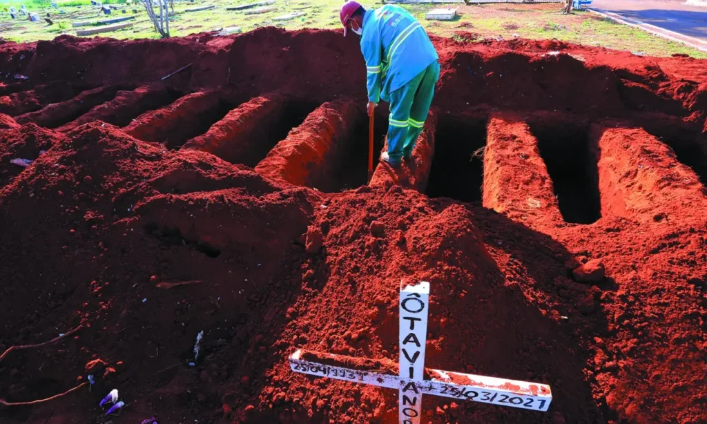 Das 932 mortes registradas até o último dia 31 de março em Aparecida, 239 foram apenas em março | Foto: Wesley Costa