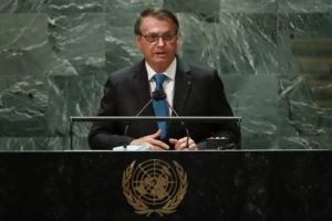 “Concedemos um auxílio emergencial de 800 dólares para 68 milhões de pessoas em 2020”, disse o presidente ao mundo. Leia na íntegra o discurso | Foto: reprodução