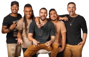 Akatu foi criado em 2015 por três jovens apaixonados por pagode e hoje é uma banda em ascensão | Foto: Reprodução