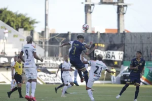 Vinicius Paulista, do ABC, foi responsável pelo único gol da partida |Foto: Rennê Carvalho/ABC