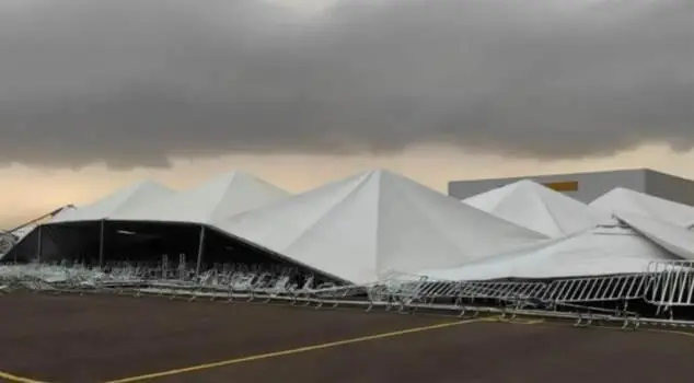 Evento foi transferido e será realizado no parque de exposições da cidade Foto: Reprodução/Redes sociais