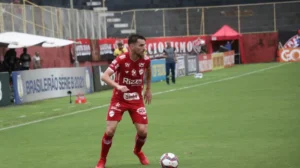 No Estádio Barradão, em Salvador, o Vila Nova derrotou o Vitória por 1 a 0 | Foto: Douglas Monteiro/Vila Nova FC