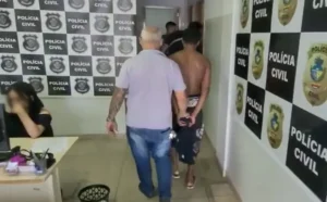 Segundo a investigação, os três são suspeitos de criarem um plano para vender um colar de prata e, logo após a venda, roubar o próprio comprador | Imagens: Divulgação/ PCGO