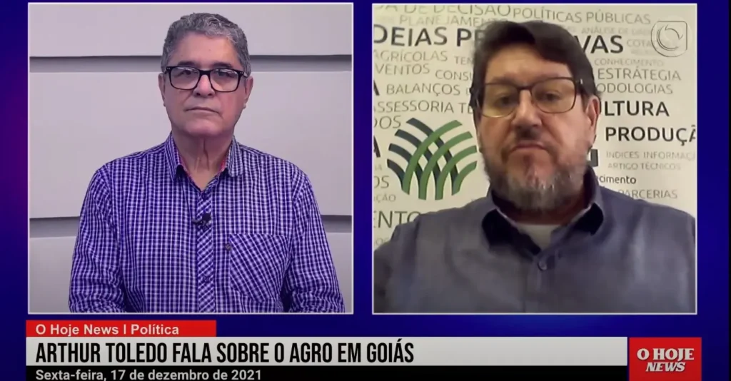 “Hoje, em torno de sete países do mundo mantém capacidade de alimentar sua população e de exportar”, diz Arthur Toledo | Foto: Reprodução