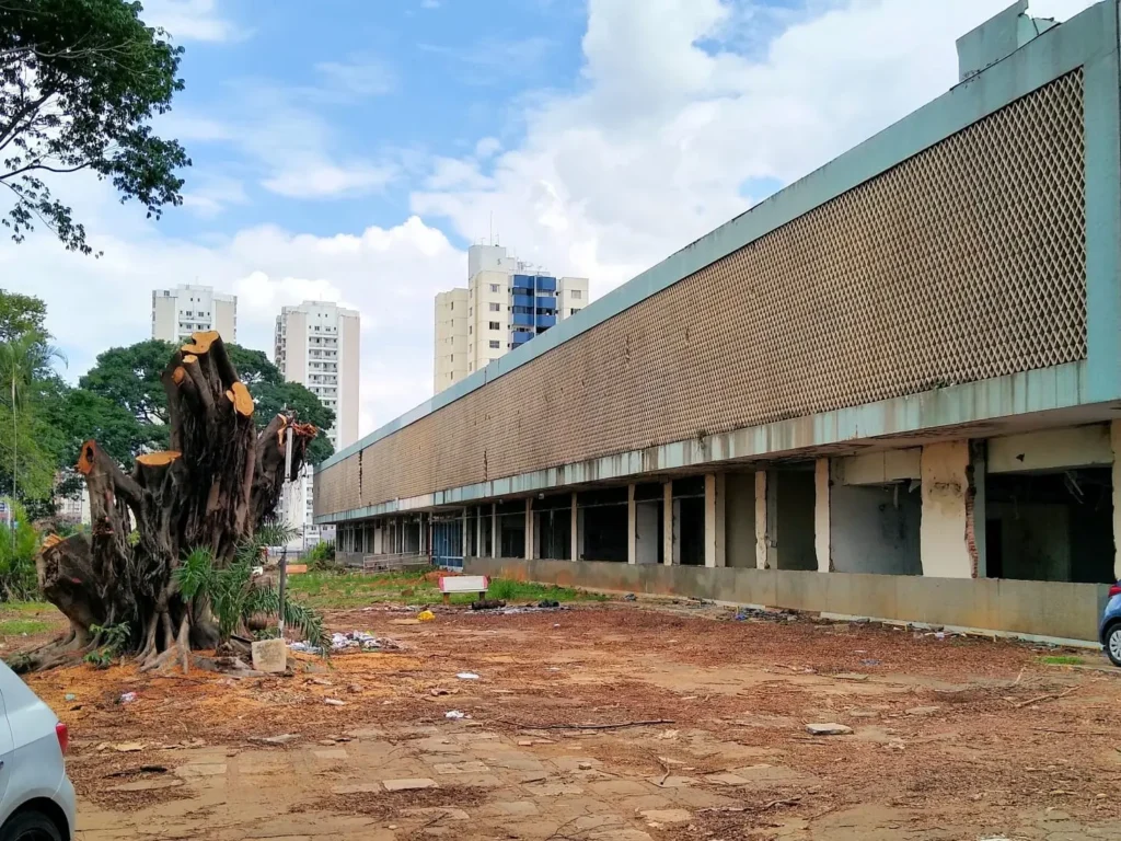 Prédio está sob proteção, devido ao processo de tombamento solicitado pela Secretaria de Cultura de Goiás em junho de 2019 | Foto: Lucas Jordano