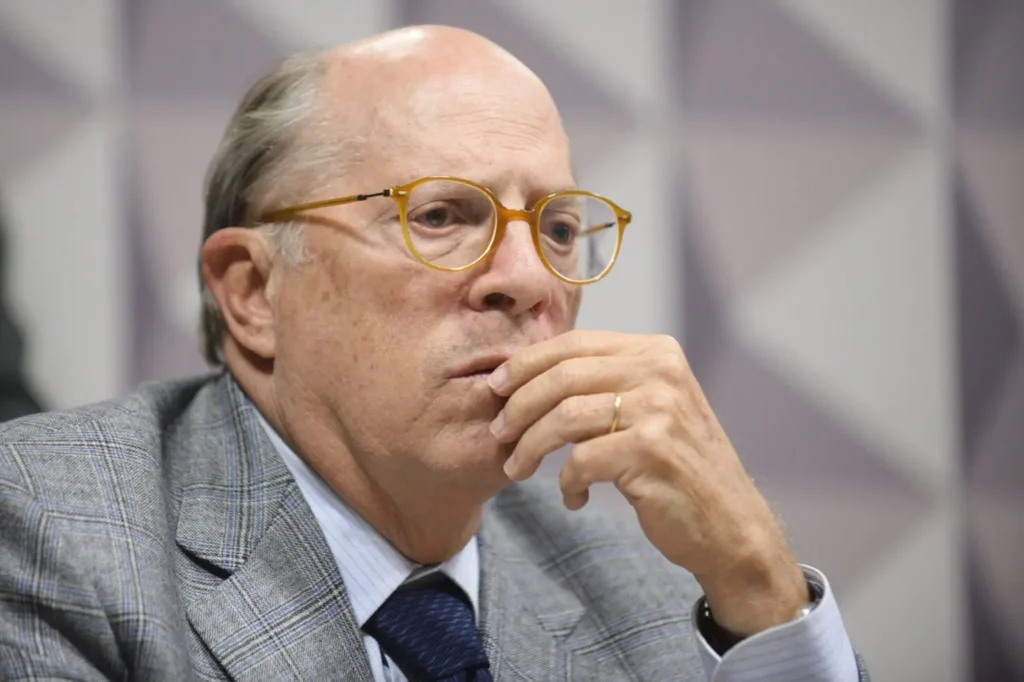 Jurista Miguel Reale Jr. em CPI que culminou no impeachment de Dilma Rousseff | Foto: Jefferson Rudy/Agência Senado