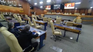 Plenário da Câmara Municipal de Goiânia  | Foto: Yago Sales