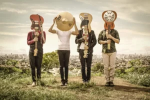 A banda Os Blankas está na ativa desde 2018, sendo que sua primeira apresentação ocorreu justamente no palco do Lowbrow | Foto: Milena Massarani