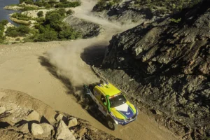 Dupla da Accert Competições finalizaram as especiais de 242 quilômetros do dia, entre Tunuyan e Alvear, e somam 18h48min09seg | Foto: Sanderson Pereira