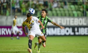 Em Belo Horizonte, o Coelho estreou com derrota na segunda fase da Copa Libertadores da América | Foto: Mourão Panda/América-MG