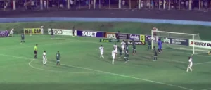 No Jonas Duarte, o Anápolis empatou com a Jataiense em 1 a 1 | Foto: Reprodução/Eleven Sports