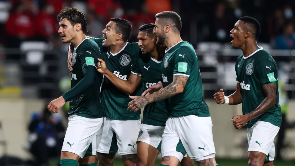 Partida entre SE Palmeiras e Al Ahly-EGI, primeiro jogo do Mundial de Clubes da FIFA 2021, no Al Nahyan Stadium, em Abu Dhabi-EUA. (Foto: Fabio Menotti)