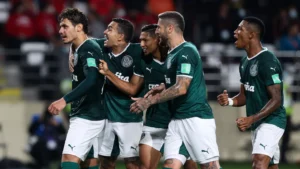 Partida entre SE Palmeiras e Al Ahly-EGI, primeiro jogo do Mundial de Clubes da FIFA 2021, no Al Nahyan Stadium, em Abu Dhabi-EUA. (Foto: Fabio Menotti)