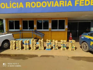 Foram presos dois homens, um que transportava a droga e outro que fazia o serviço de “batedor” | Foto: Reprodução