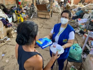 Trabalho assistencial é feito desde março de 2020 pela OVG em parceria com Secretaria de Estado de Desenvolvimento Social (Seds) e prefeituras de Goiânia, Luziânia e Jaraguá | Fotos: Aline Cabral