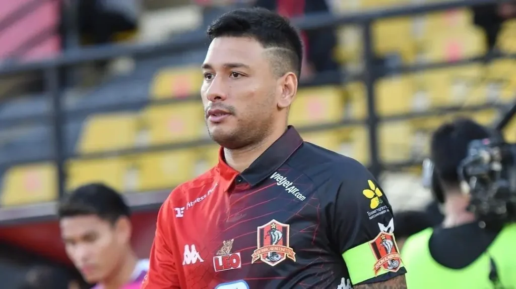 Os gols marcados por Ibson Melo contra o Nakhon Ratchasima foram seus primeiros na temporada | Foto: Arquivo pessoal
