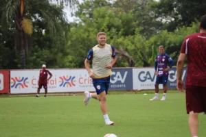 O meia ficou de fora da última rodada da primeira fase do Campeonato Goiano | Foto; Fernando Brito/Vila Nova FC