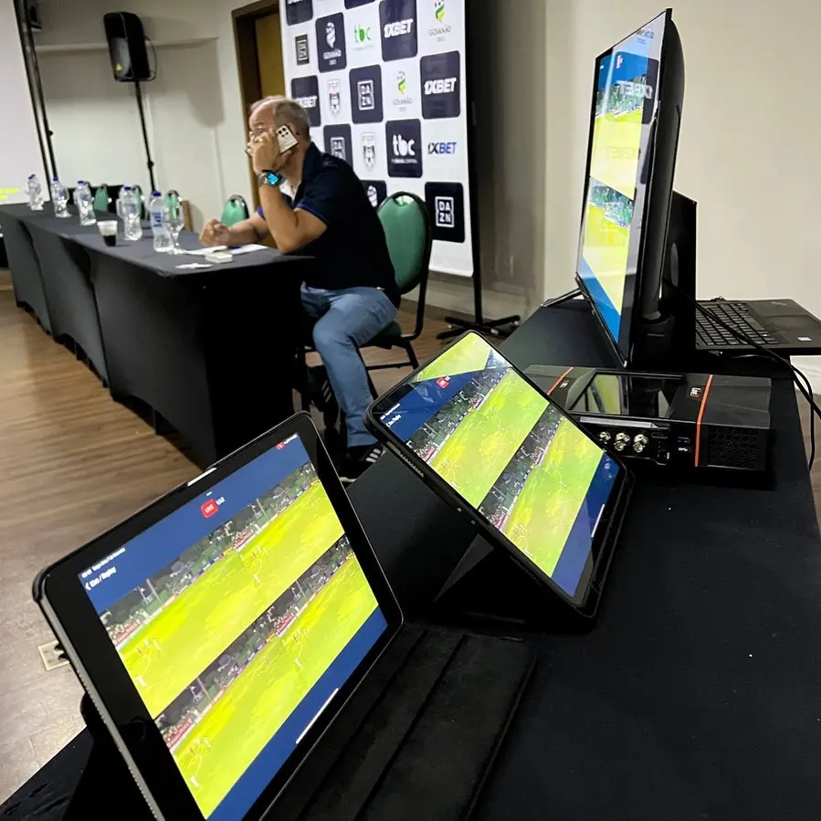 Usado em duas partidas da primeira fase, o VAR Light não estará à disposição nos jogos de ida das quartas de final do Goianão | Foto: FGF