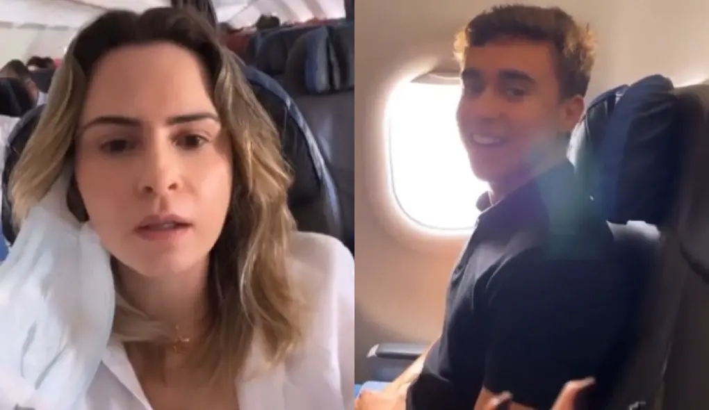A discussão ocorreu nesta manhã, durante o voo no aeroporto de Congonhas, em São Paulo | Foto: Reprodução/Instagram