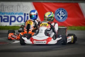 Piloto segue com trabalho de adaptação à equipe Parolin e mostrou evolução na terceira etapa do WSK Super Masters, disputada em Sarno, na Itália (Foto: Sportingphoto/RF1)