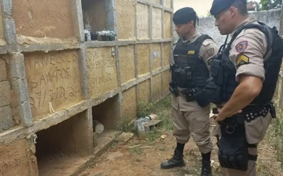Segundo relato, a vítima estava em casa com o marido quando foi agredida e levada ao cemitério a força | Foto: Divulgação/ Polícia Militar