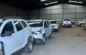 Na ocasião, 19 veículos foram furtados | Foto: Divulgação/Redes Sociais