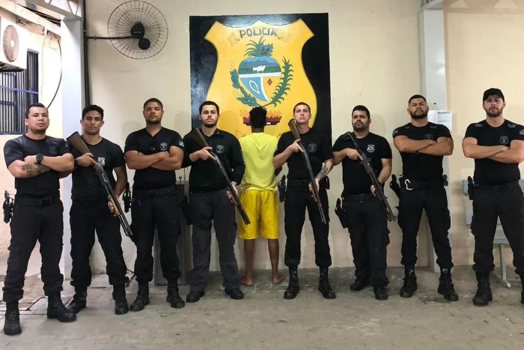 Polícia Penal prende homem que agredia mulher em via pública, em Senador Canedo