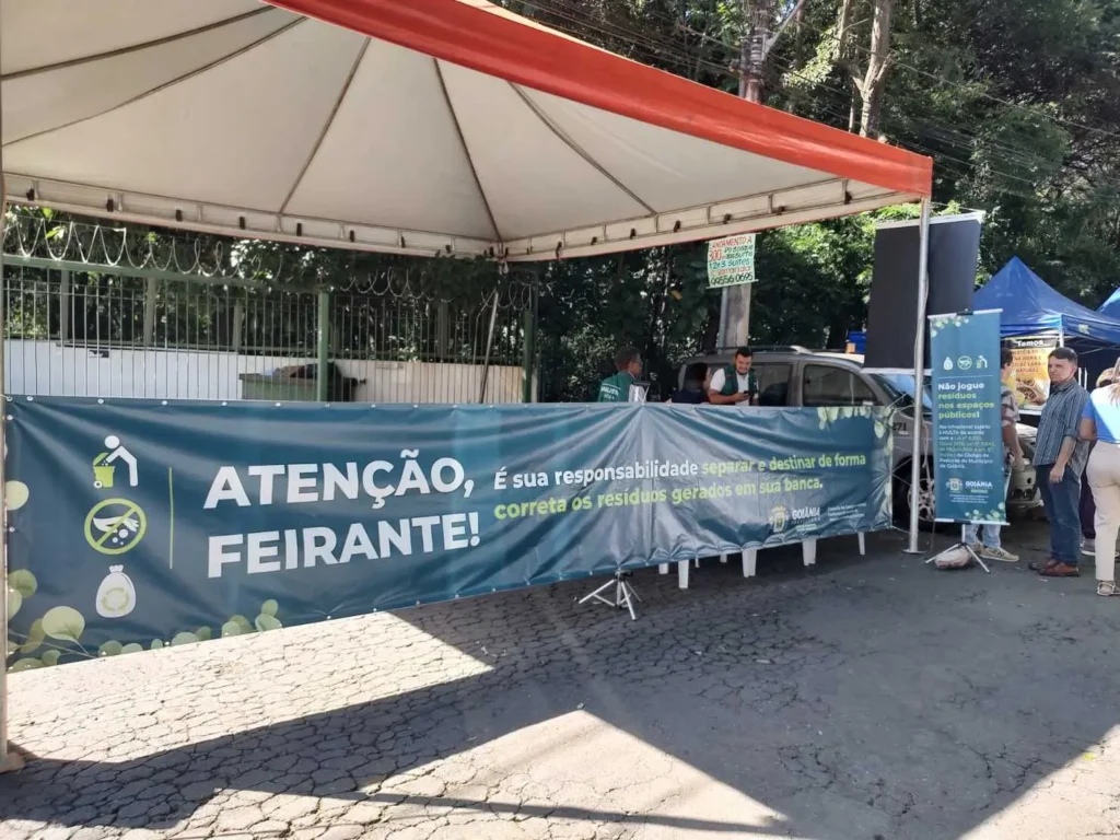 Prefeitura de Goiânia inicia projeto para reaproveitamento de material orgânico recolhido em feiras | Foto: Wilton Morais/ Divulgação