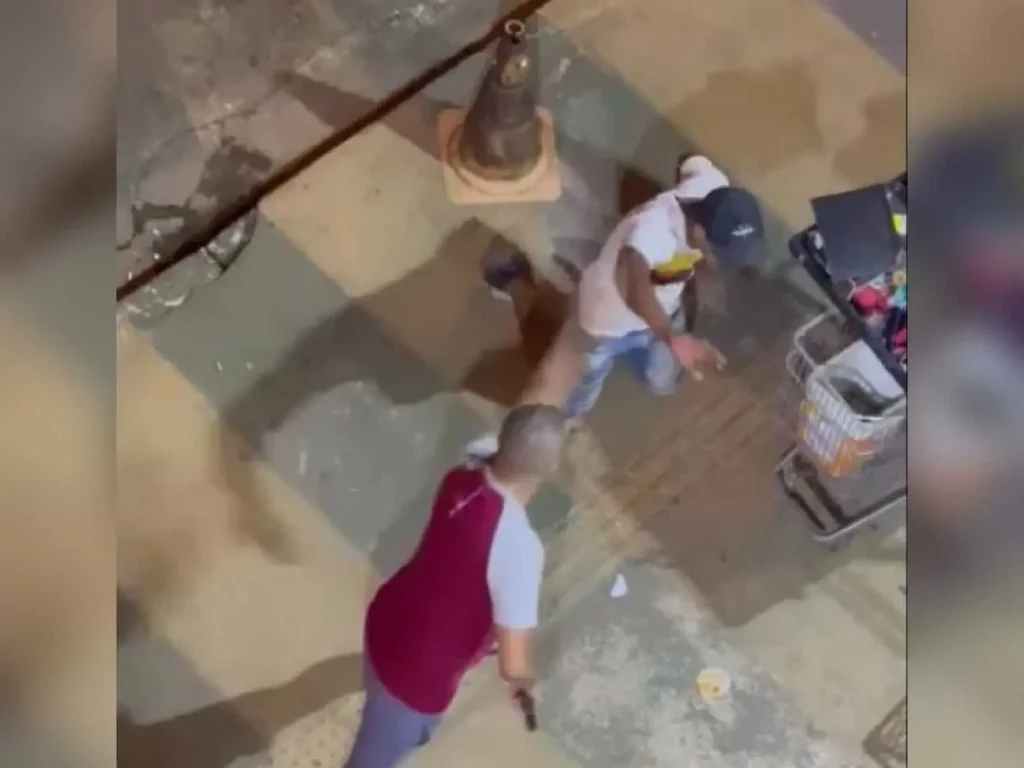 PM acertou a vítima com um pedaço de fio em várias partes do corpo