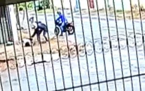 O caso ocorreu no sábado (18/3), às 6h50 da manhã, no Jardim Curitiba, região noroeste de Goiânia | Foto: Reprodução/TV Anhanguera