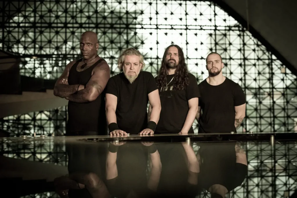 Andreas Kisser, Derrick Green, Paulo Xisto Jr. e Eloy Casagrande chegam coma a turnê do álbum ‘Quadra’ em solo brasileiro neste mês | Foto: Divulgação