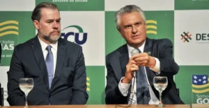 Governador foi a Brasília na tentativa de levar a plenário discussão sobre taxa do agro, que foi suspensa a pedido da CNI | Foto: Reprodução