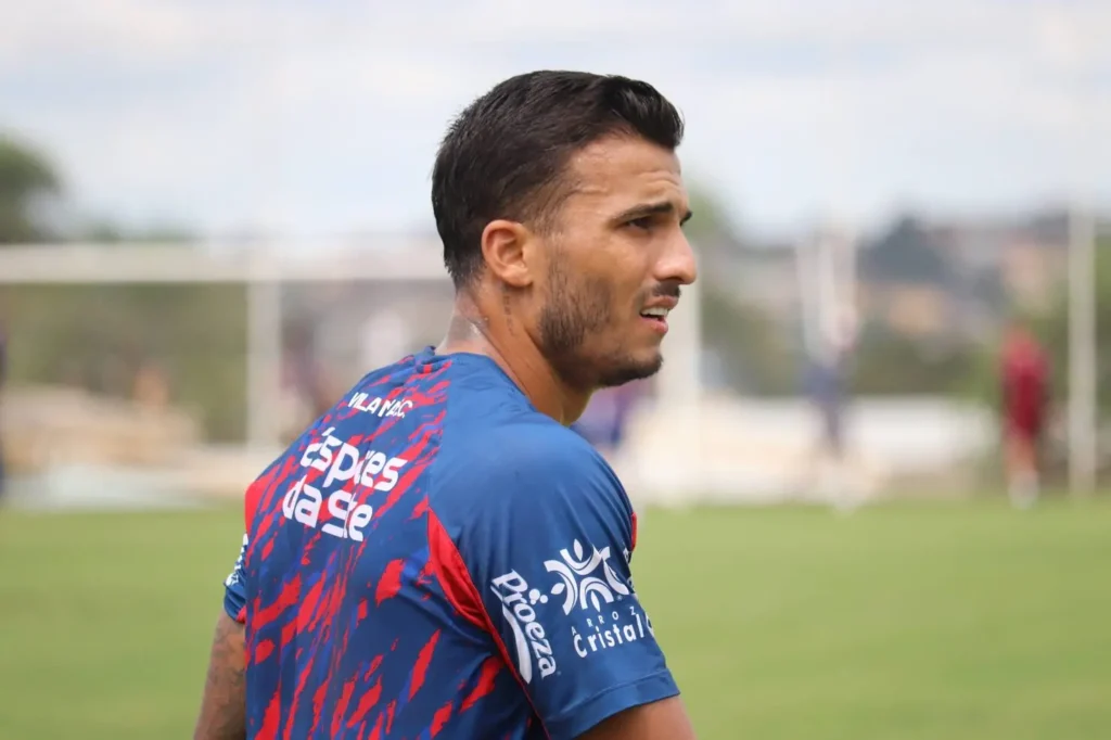 Guilherme Parede marcou um dos gols do Vila Nova na vitória contra o Novorizontino | Foto: Fernando Brito/Vila Nova FC