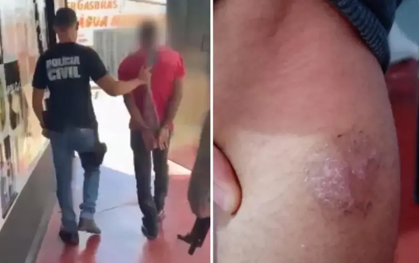 Homem é preso em Iaciara - GO suspeito de cometer vários crimes contra namorada