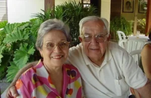 Marilda Fontoura ao lado do marido e ex-governador Otávio Lage | Foto: Secom