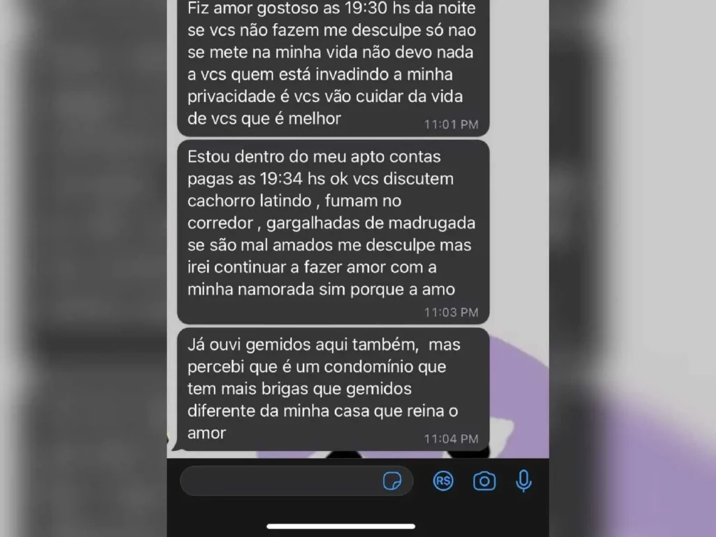 Moradores chegaram a discutir com síndico do prédio para resolver o caso | Foto: Reprodução/Twitter