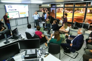 Novo reforço foi apresentado em reunião com o governador Ronaldo Caiado. | Foto: Secom